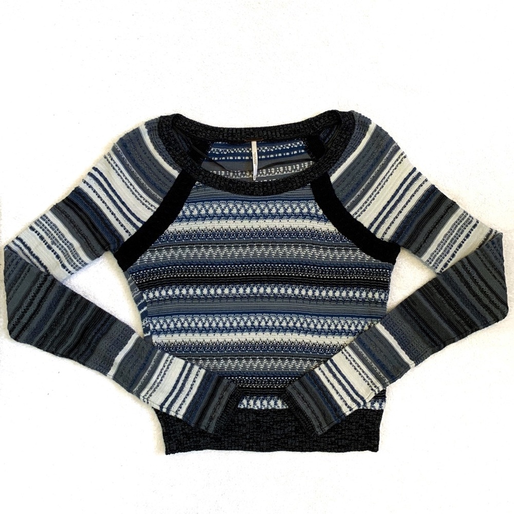 Free People Cropped Sweater
